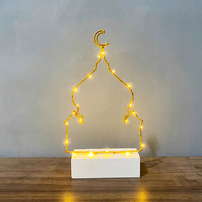 Festive LED string lights