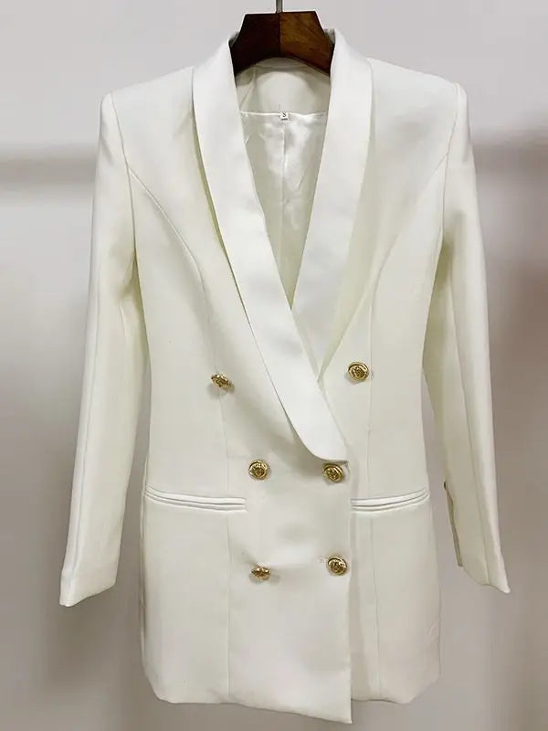 Exclusive Designer Blazer for Women with Lion Buttons