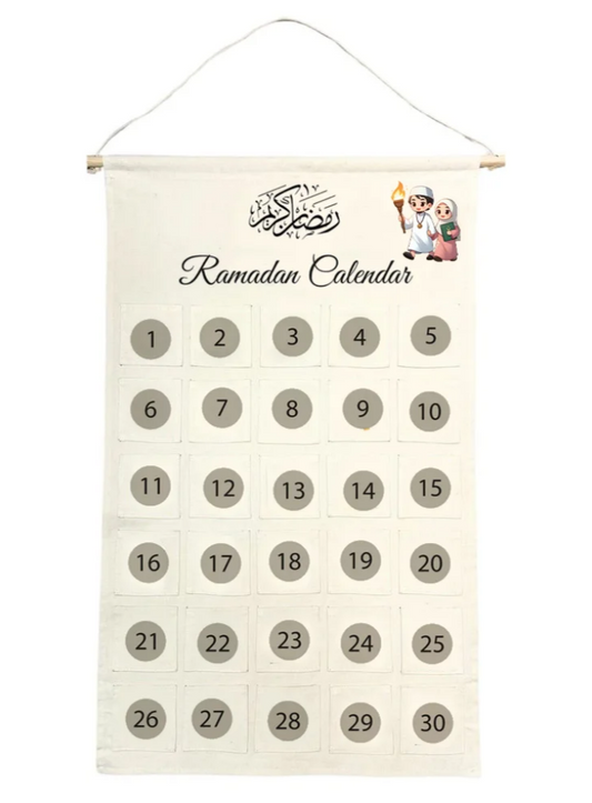 Ramadan Calendar without pockets - Cotton