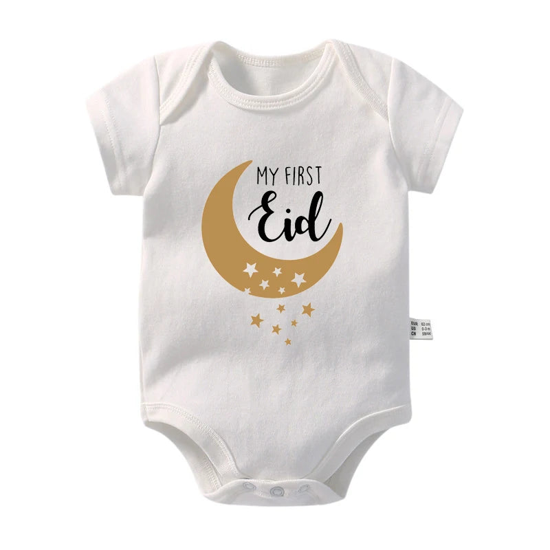 Min Första Eid – Baby Bodysuit i Bomull