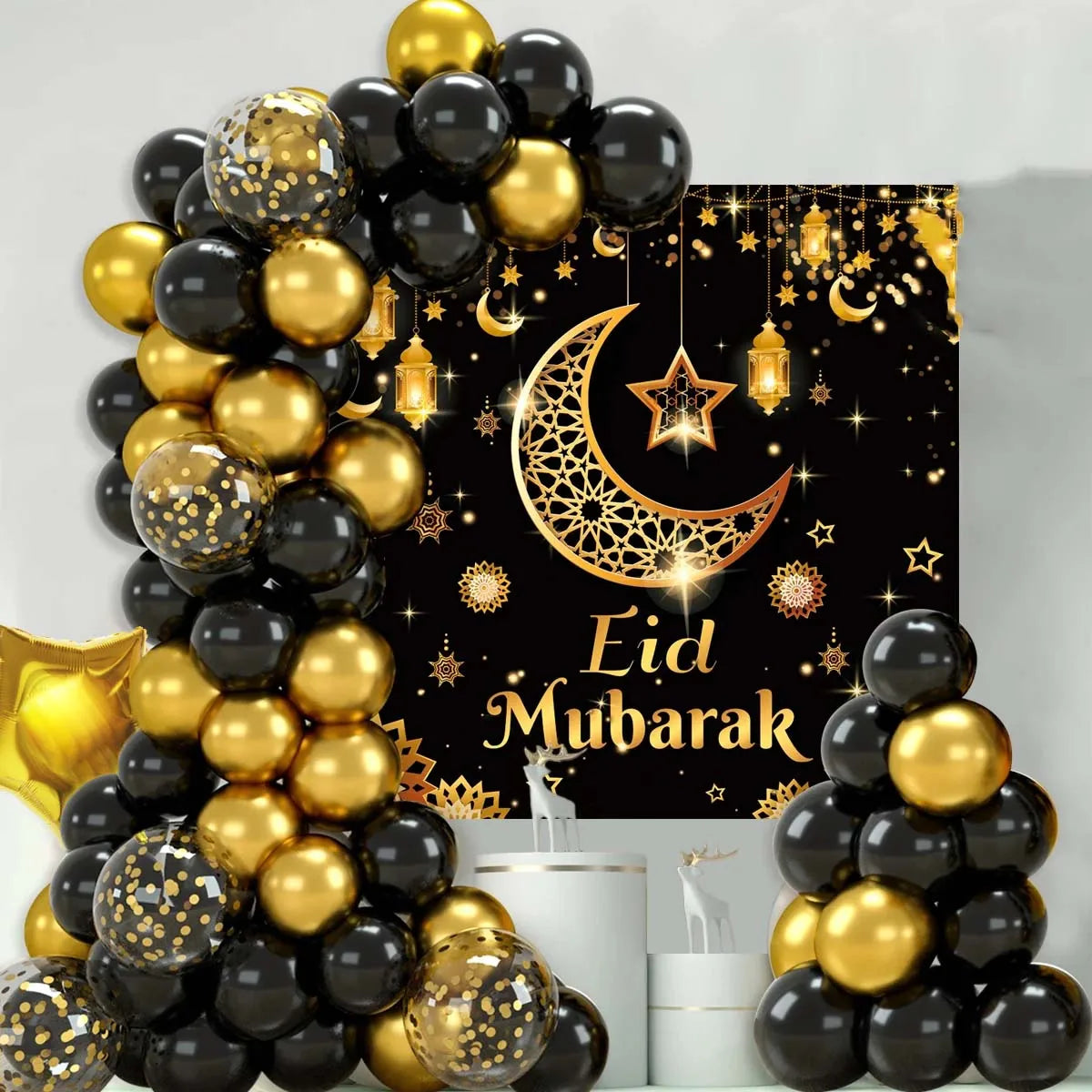 63-piece Eid Balloon and Decoration Set