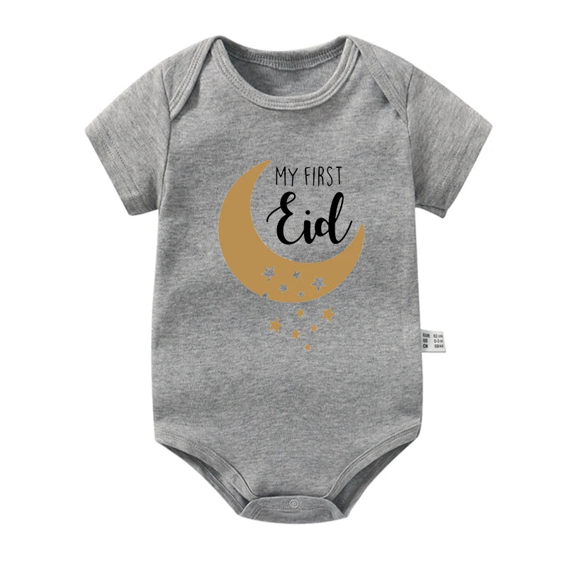 Min Första Eid – Baby Bodysuit i Bomull