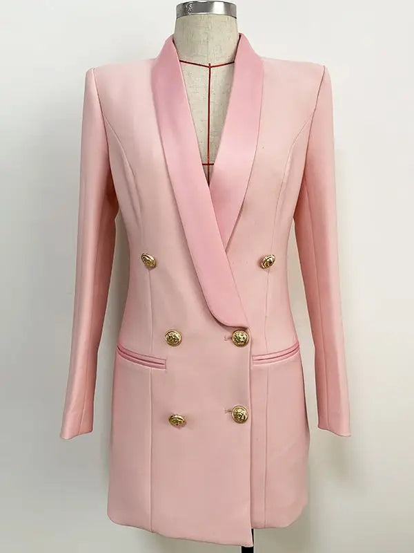 Exclusive Designer Blazer for Women with Lion Buttons